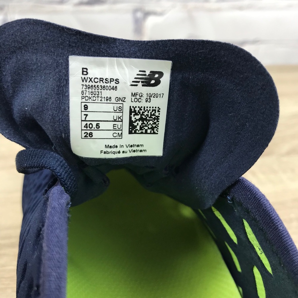 New Balance Fresh Foam Crush V1 Navy Blue Running - Picture 10 of 10